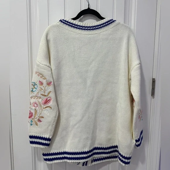 Anthropology | Aratta Silent Journey Embroidered Cardigan - Picture 9 of 9